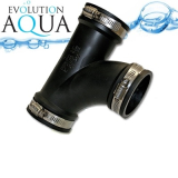 EPDM T-kus 115 - 102mm 4", Evolution Aqua
