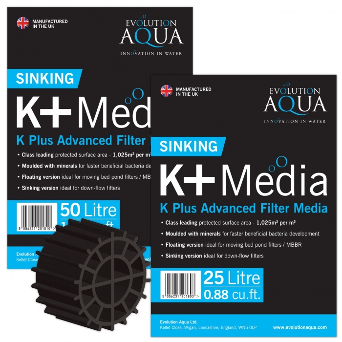 Pvc Filtračné médium K+ Evolution Aqua 1l, čierne