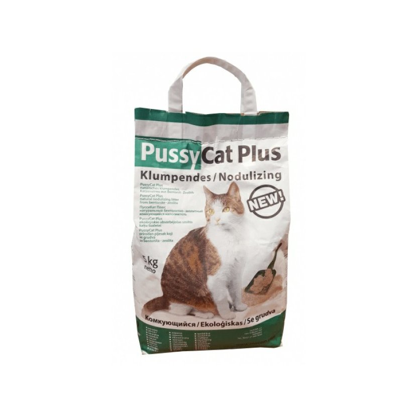 Podstielka pre mačky, PussyCat Plus 5kg