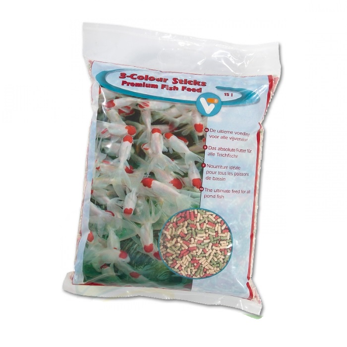 Krmivo pre ryby, 3 Colour Sticks Premium 15l balenie 