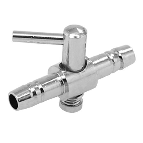 Vzduchovací kohút 1x4/6mm pochromovaný
