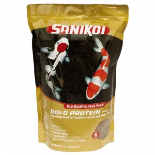 Super rastové krmivo pre koi, Sanikoi Gold Protein Plus 6mm / 3l