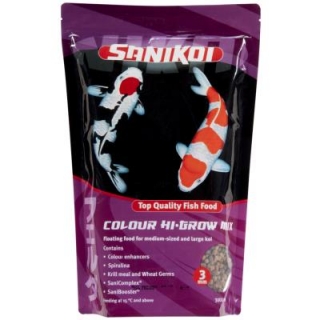Krmivo na vyfarbenie koi, Sanikoi Colour Hi Grow Mix 3mm / 3l