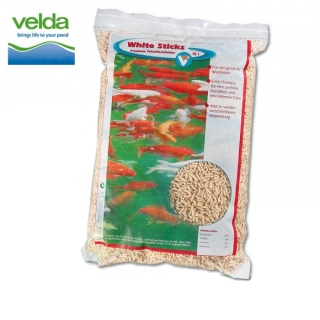 Celoročné krmivo pre koi a okrasné ryby, White Sticks / 15l balenie
