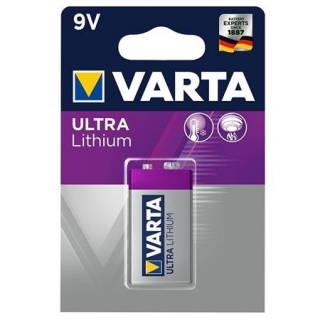 Varta - Lithiová 9V, Batéria do odpudzovačov Klasik, Auto