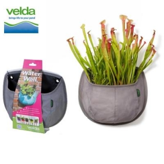 Velda-Dekoratívny stenový závesný kôš 30cm/2l, Sivá