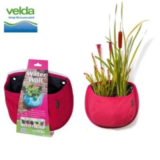 Velda-Dekoratívny stenový závesný kôš 30cm/2l, Červená